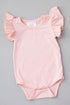 peach-s-s-flutter-bodysuit Mila &  Rose - Sophia's Style-Peach S/S Flutter Bodysuit-0-3M--1